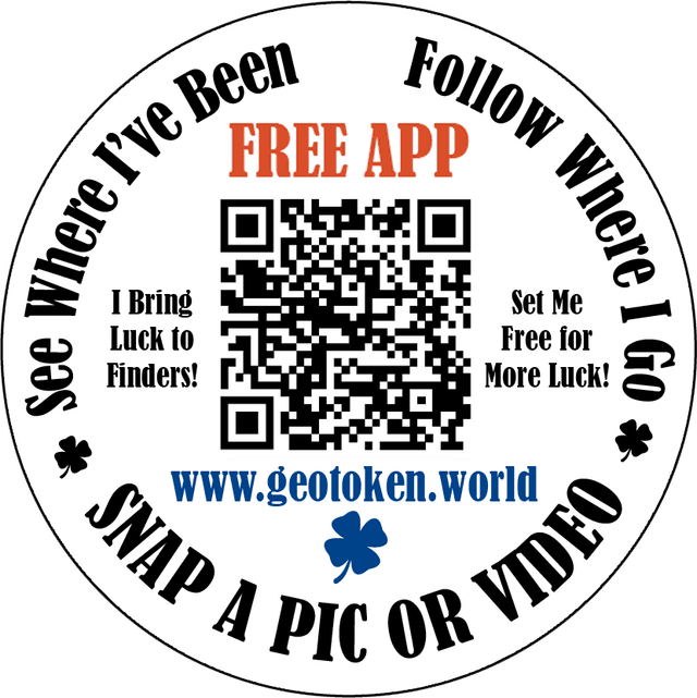 GeoToken Back - QR Code